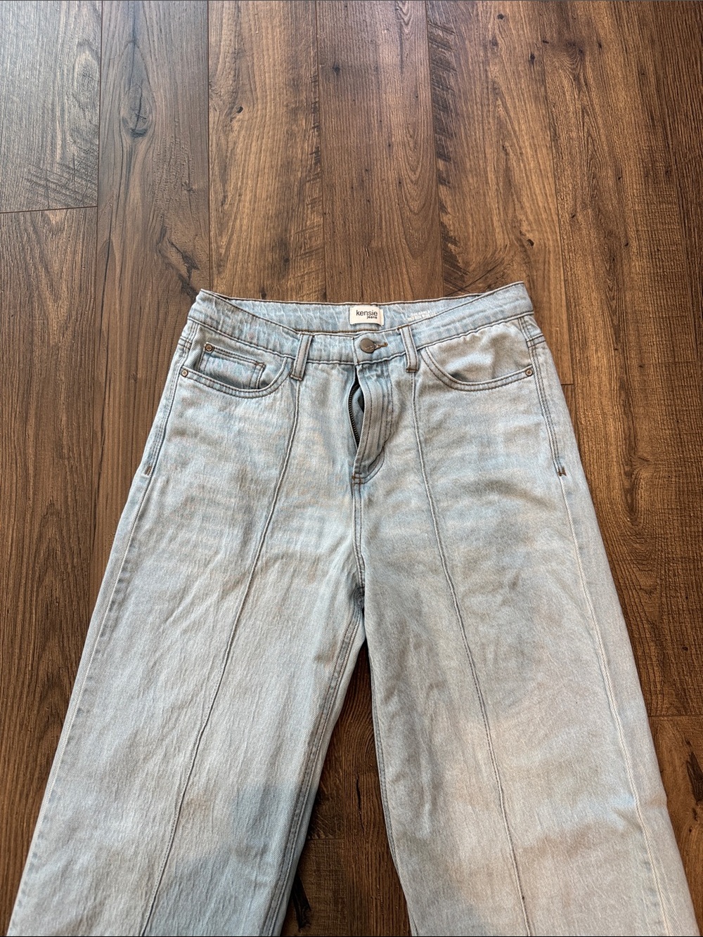Kensie Jeans The Carla High Rise Wide Leg Jeans - Picture 2 of 6